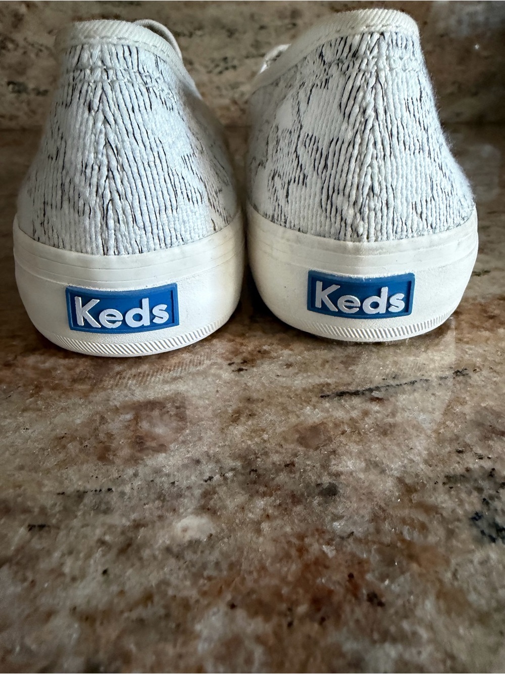 Keds Textured Canvas Slip-On Sneakers